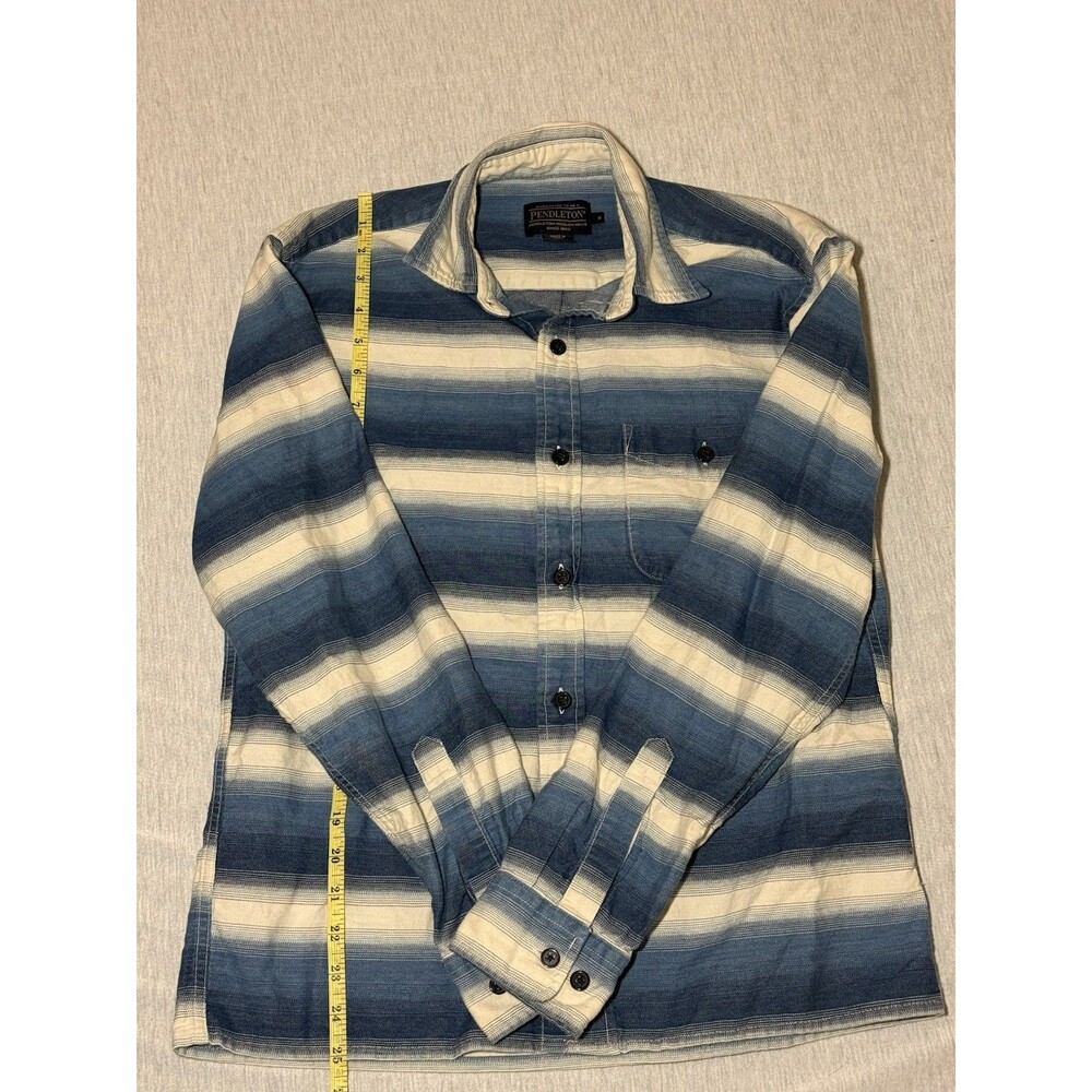 Pendleton Men's Long Sleeve Shirt Button Up, 100% Cotton, Size Small